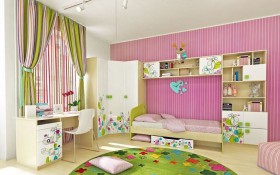Детская комната Флёр (Белый/корпус Клен) в Ленске - lensk.katalogmebeli.com | фото 4