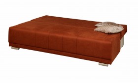 Диван - кровать "Асти" (замша дельта терракота) вариант №1/осн. в Ленске - lensk.katalogmebeli.com | фото 4