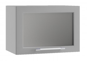 Гарда ПГС 500 шкаф верхний горизонтальный со стеклом Белый в Ленске - lensk.katalogmebeli.com | фото