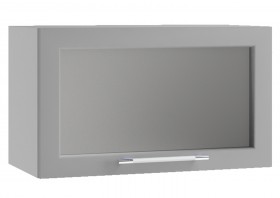 Гарда ПГС 600 шкаф верхний горизонтальный со стеклом Белый в Ленске - lensk.katalogmebeli.com | фото