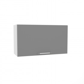 Гарда ВПГ 800 шкаф верхний горизонтальный высокий (Белый патина/корпус Серый) в Ленске - lensk.katalogmebeli.com | фото