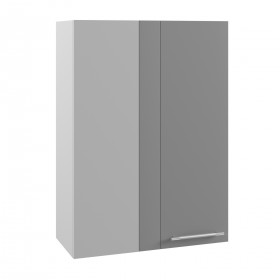 Гарда ВПУ 650 шкаф верхний угловой высокий (Белый/корпус Серый) в Ленске - lensk.katalogmebeli.com | фото