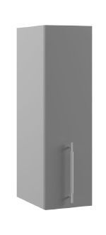Шкаф верхний Капля П 200 (Лайм глянец/Серый/левый) в Ленске - lensk.katalogmebeli.com | фото
