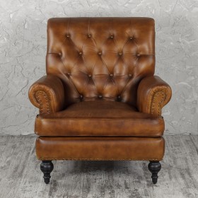 Кресло кожаное Чарльз в Ленске - lensk.katalogmebeli.com | фото 8