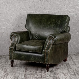 Кресло кожаное Лофт Аристократ (ширина 1070 мм) в Ленске - lensk.katalogmebeli.com | фото 1