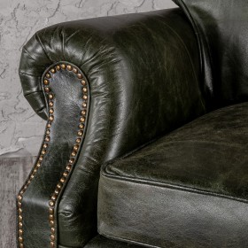 Кресло кожаное Лофт Аристократ (ширина 1070 мм) в Ленске - lensk.katalogmebeli.com | фото 5
