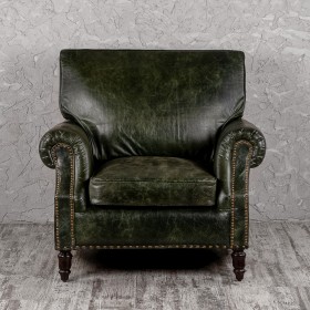 Кресло кожаное Лофт Аристократ (ширина 1070 мм) в Ленске - lensk.katalogmebeli.com | фото 9