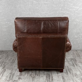 Кресло кожаное Лофт Аристократ (ширина 1100 мм) в Ленске - lensk.katalogmebeli.com | фото 7