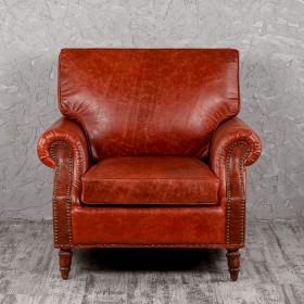Кресло кожаное Лофт Аристократ (кожа буйвола) в Ленске - lensk.katalogmebeli.com | фото 8