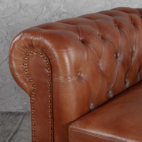 Кресло кожаное Лофт Честер (кожа) в Ленске - lensk.katalogmebeli.com | фото 3