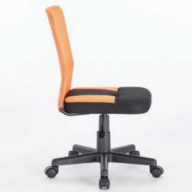 Кресло компактное BRABIX Smart MG-313 (черный, оранжевый) в Ленске - lensk.katalogmebeli.com | фото 2