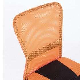 Кресло компактное BRABIX Smart MG-313 (черный, оранжевый) в Ленске - lensk.katalogmebeli.com | фото 4