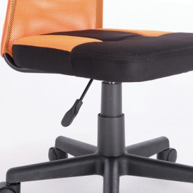 Кресло компактное BRABIX Smart MG-313 (черный, оранжевый) в Ленске - lensk.katalogmebeli.com | фото 5
