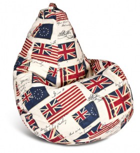 Кресло-мешок Британский Флаг в Ленске - lensk.katalogmebeli.com | фото 1