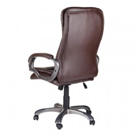 Кресло офисное BRABIX Omega EX-589 (коричневое) в Ленске - lensk.katalogmebeli.com | фото 3
