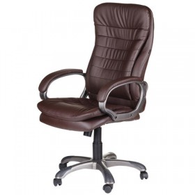 Кресло офисное BRABIX Omega EX-589 (коричневое) в Ленске - lensk.katalogmebeli.com | фото 4