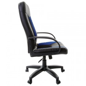 Кресло офисное BRABIX Strike EX-525 (сине-черный) в Ленске - lensk.katalogmebeli.com | фото 2