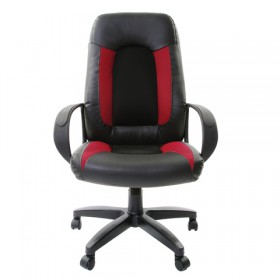 Кресло офисное BRABIX Strike EX-525 (черно-красный) в Ленске - lensk.katalogmebeli.com | фото 2