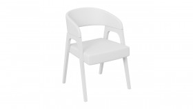 Кресло «Техас 1» (Белый матовый/Экокожа Белый №66) в Ленске - lensk.katalogmebeli.com | фото