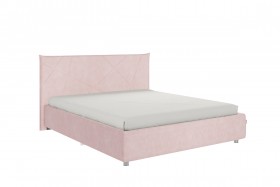 Кровать 1,6 Квест с основанием (Нежно-розовый велюр) в Ленске - lensk.katalogmebeli.com | фото