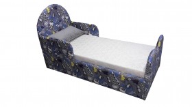 Кровать детская Соня (Печать Филин (синий), 1 категория) в Ленске - lensk.katalogmebeli.com | фото