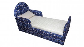 Кровать детская Соня (Печать Панда синий., 1 категория) в Ленске - lensk.katalogmebeli.com | фото