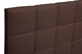 Кровать "Диана" ш. 1400 (Н=1010мм) (жаккард шоколад) в Ленске - lensk.katalogmebeli.com | фото 5
