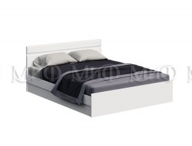 Кровать Нэнси New 1,4м (Белый/белый глянец) в Ленске - lensk.katalogmebeli.com | фото