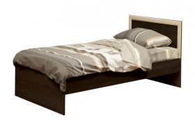 Кровать одинарная 21.55 (шир. 900) с настилом (венге/профиль дуб линдберг)/осн. в Ленске - lensk.katalogmebeli.com | фото