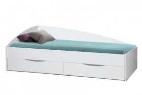 Кровать одинарная "Фея-3" (асимм.) (1900х800) в Ленске - lensk.katalogmebeli.com | фото