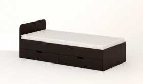 Кровать с ящиками 900 (Венге) в Ленске - lensk.katalogmebeli.com | фото