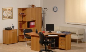 Мебель для персонала Рубин 42 Светлый миланский орех в Ленске - lensk.katalogmebeli.com | фото 2