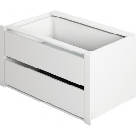 Модуль с ящиками для шкафа 600 Белый снег в Ленске - lensk.katalogmebeli.com | фото