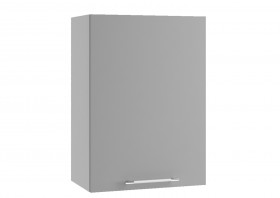 Монца ВП 500 шкаф верхний высокий (Белый софт/корпус Серый) в Ленске - lensk.katalogmebeli.com | фото