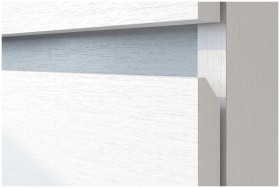 Модульная система "Токио" Пенал Белый текстурный / Белый текстурный в Ленске - lensk.katalogmebeli.com | фото 3