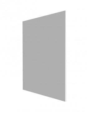 Панель торцевая С Ройс (для шкафов нижних) Белый софт в Ленске - lensk.katalogmebeli.com | фото