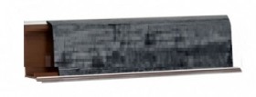 Плинтус LB-37, L=3000мм, каньон (черный) в Ленске - lensk.katalogmebeli.com | фото