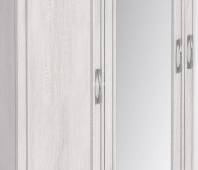 Шкаф 4-х дверный СБ-2389 Флоренция (Дуб Сонома Белый) в Ленске - lensk.katalogmebeli.com | фото 2
