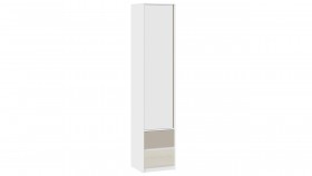 Шкаф для белья комбинированный «Сканди» Дуб Гарден/Белый/Глиняный серый в Ленске - lensk.katalogmebeli.com | фото