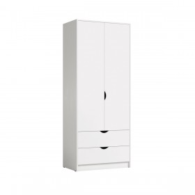 Шкаф для одежды 13.327 Уна (Белый) в Ленске - lensk.katalogmebeli.com | фото