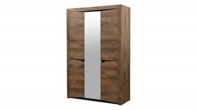 Шкаф для одежды "Лючия" (3-х дв.) (кейптаун/зеркало) в Ленске - lensk.katalogmebeli.com | фото 1