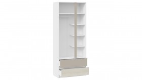 Шкаф для одежды комбинированный «Сканди» Дуб Гарден/Белый/Глиняный серый в Ленске - lensk.katalogmebeli.com | фото 2