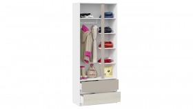 Шкаф для одежды комбинированный «Сканди» Дуб Гарден/Белый/Глиняный серый в Ленске - lensk.katalogmebeli.com | фото 3