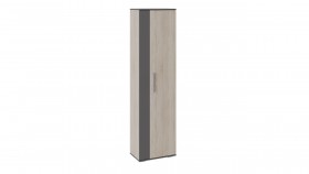 Шкаф для одежды «Нуар» тип 1 Фон серый/Дуб сонома в Ленске - lensk.katalogmebeli.com | фото