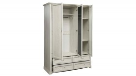 Шкаф для одежды "Сохо" (бетон пайн белый/4 ящика/1532) в Ленске - lensk.katalogmebeli.com | фото 3