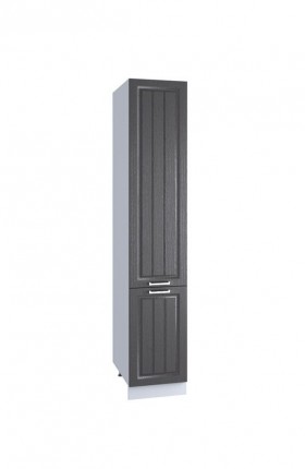 Шкаф пенал 400, ШП 400 Н (Клен серый/корпус белый) в Ленске - lensk.katalogmebeli.com | фото