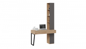 Стол письменный со шкафом комбинированным (настольным) «Порто» в Ленске - lensk.katalogmebeli.com | фото