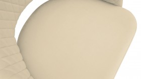 Стул «Калипсо» К1К Белый/Велюр Confetti Cream в Ленске - lensk.katalogmebeli.com | фото 3