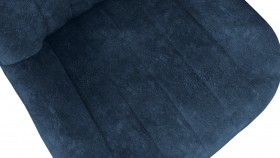 Стул «Марвел» К1С Исп. 2 Черный муар/Микровелюр Wellmart Blue в Ленске - lensk.katalogmebeli.com | фото 3