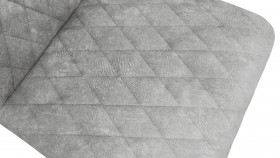 Стул «Стенли» К1С Черный муар/Микровелюр Wellmart Silver в Ленске - lensk.katalogmebeli.com | фото 3